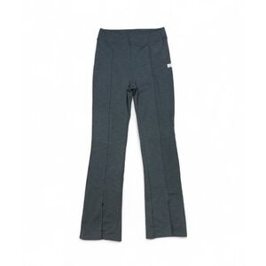 Vuori Lux Rib Split Bootcut Leggings Gray Womens MEDIUM High Rise Yoga Pants